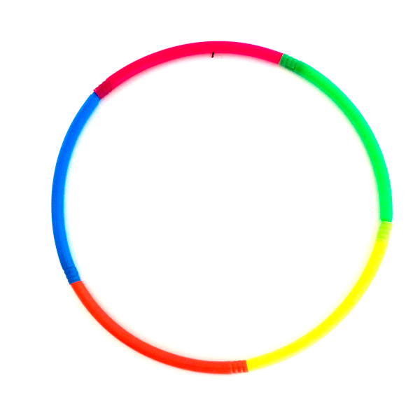 Hula hula multicolor 5 piezas