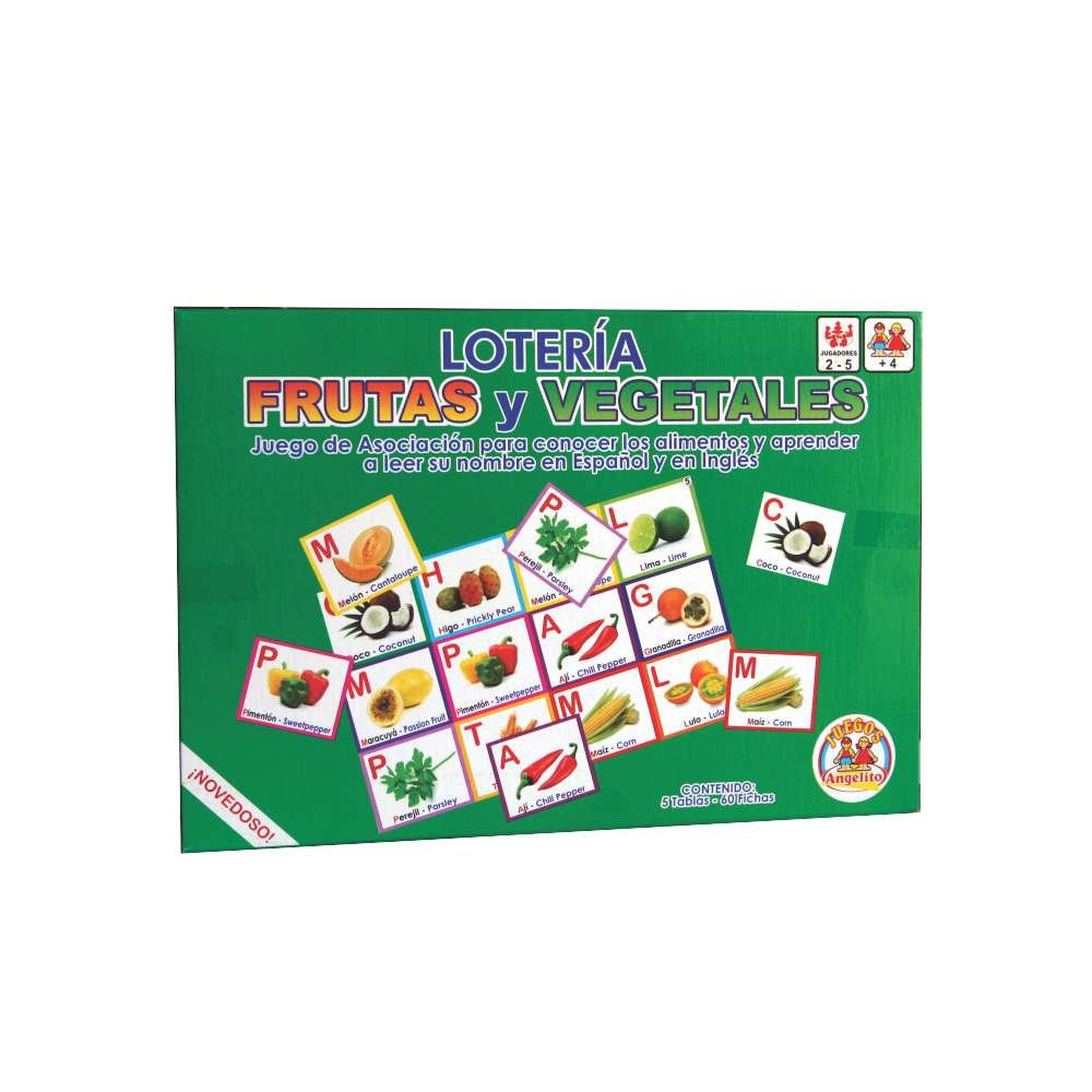 Lotería frutas y vegetales