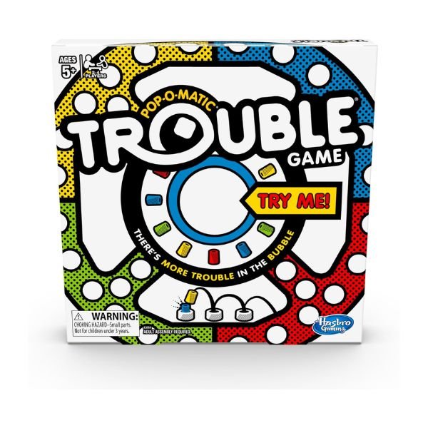 Juego de Mesa Trouble: El Clásico Familiar de Carreras y Persecuciones